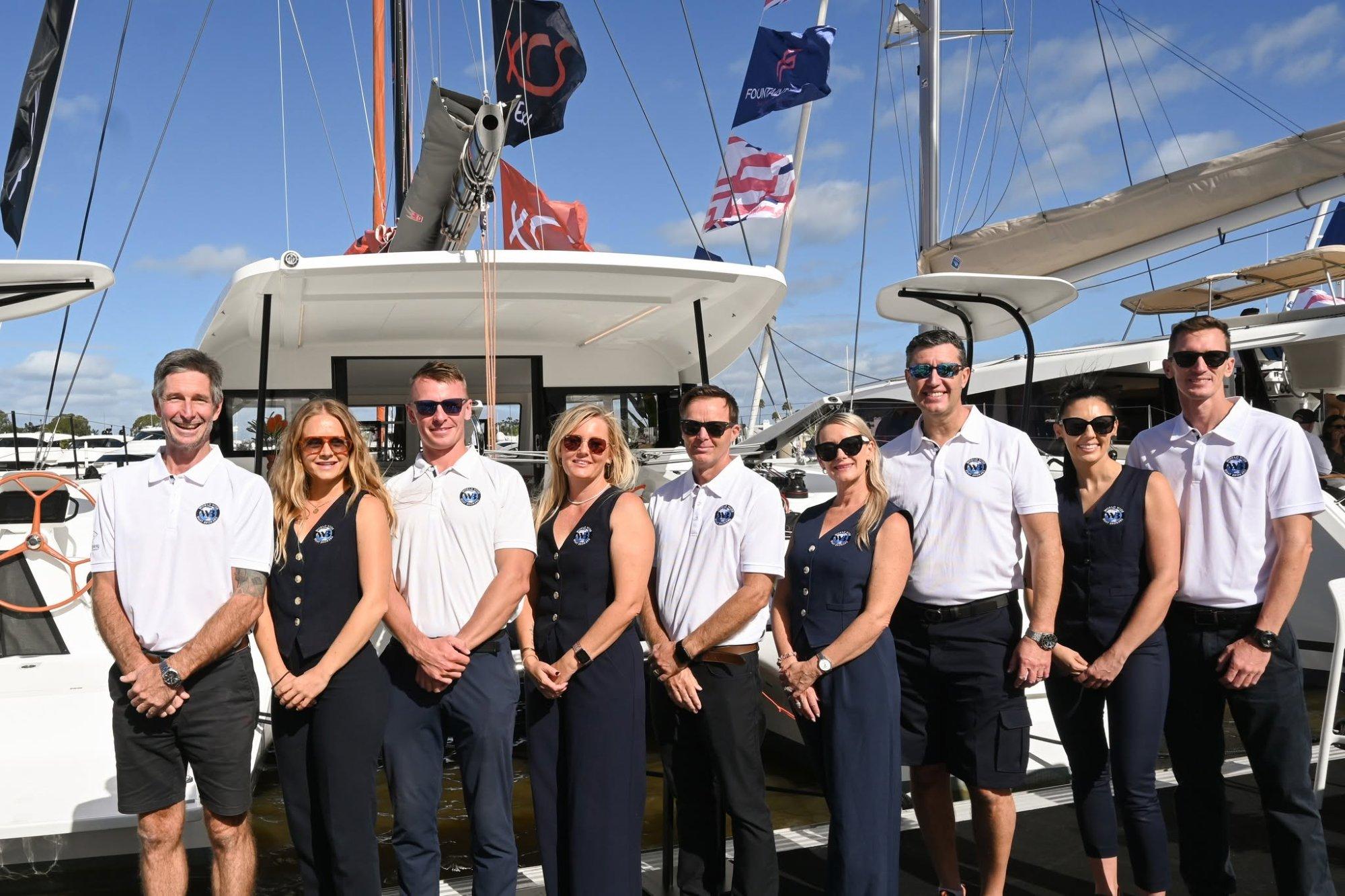 The World Wide Boat Brokers team together